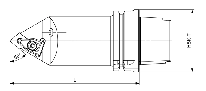 Спецификация токарного инструмента Hsk-T Dcmnn 50 °/80 °/50 °