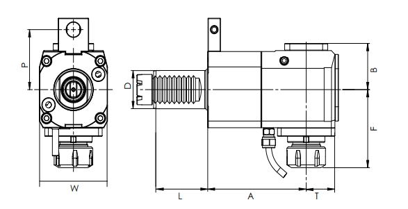СПЕЦИФИКАЦИЯ РАДИАЛЬНОЙ ГОЛОВКИ ВОДИТЕЛЯ VDI, ШТАПНАЯ HAAS
