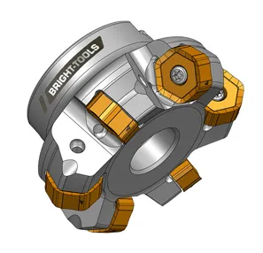 Face Milling Cutter, 45° HNMX 0906 - 翻译中...