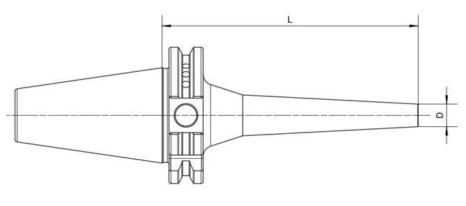 SPECIFICATION OF DIN 69871 PULL BACK COLLET CHUCK - 翻译中...