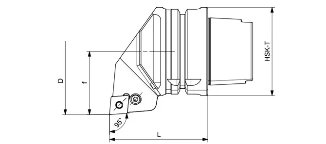 ТЕХНИЧЕСКИЕ ХАРАКТЕРИСТИКИ ТОКАРНОГО ИНСТРУМЕНТА HSK-T PCLNR | PCLNL 95°/80°